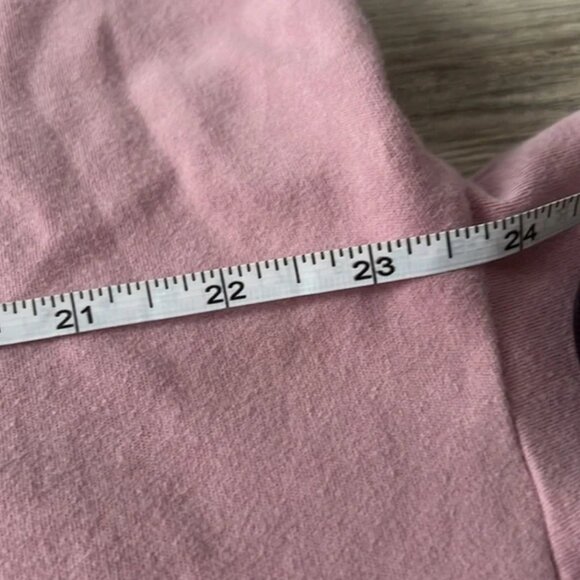 Free People Holala Cropped Sweatshirt - Rose Pink (Size M/Oversized) - Picture 8 of 8